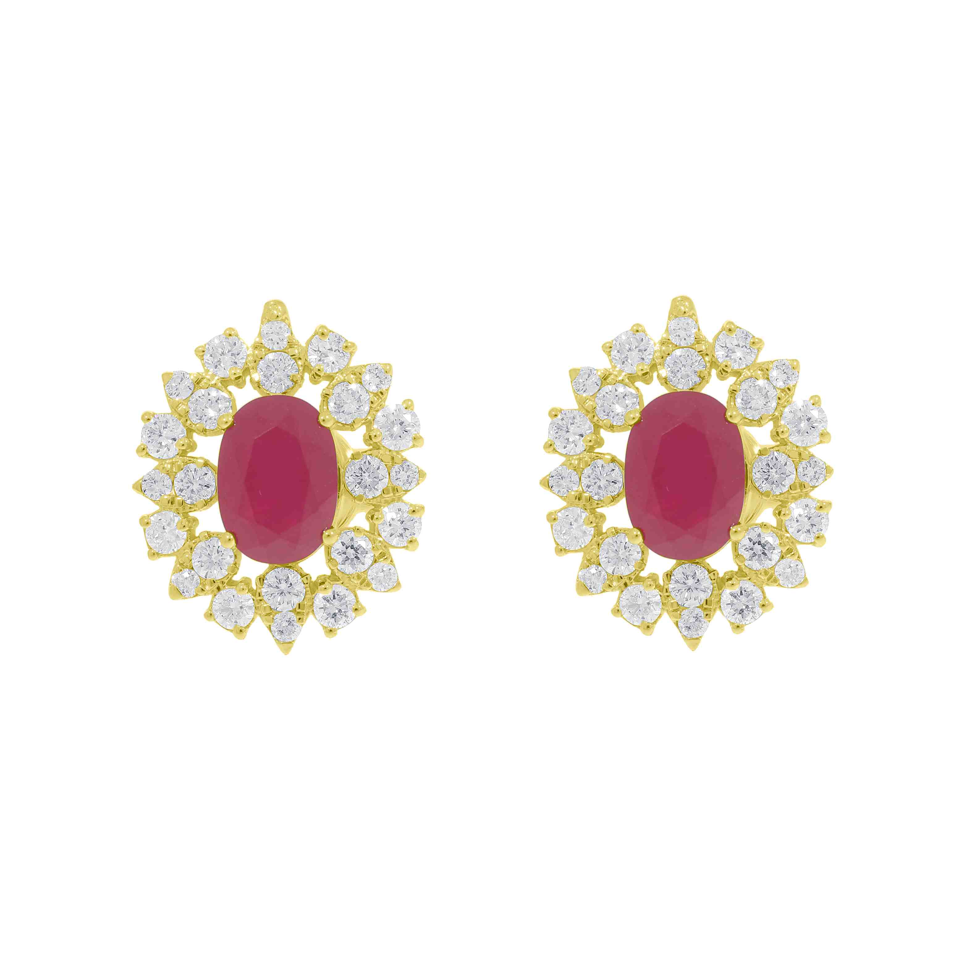 Ruby and Diamond Stud Earrings LR11788AER